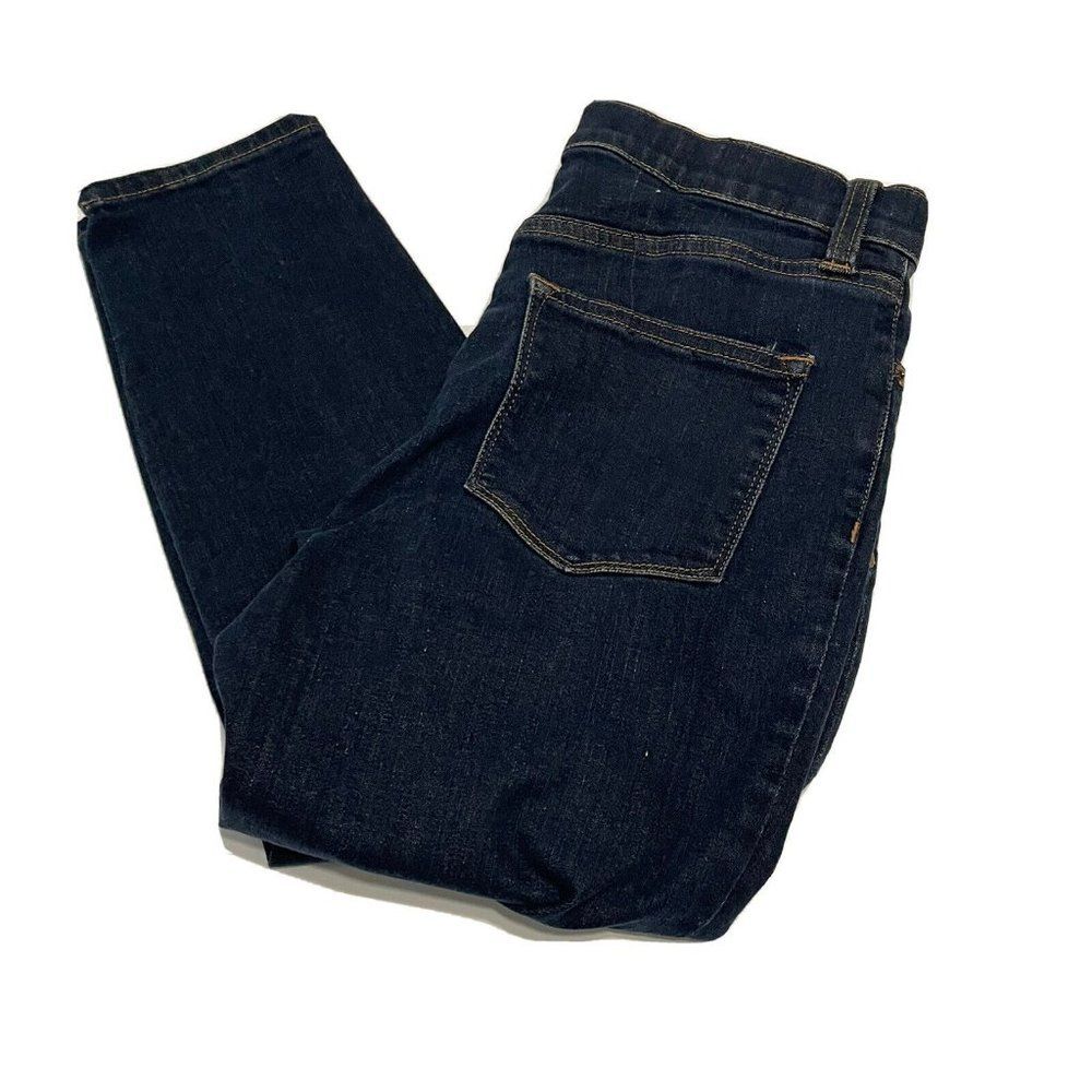j crew womens sz 28 x29 high rise skinny dark wash jeans